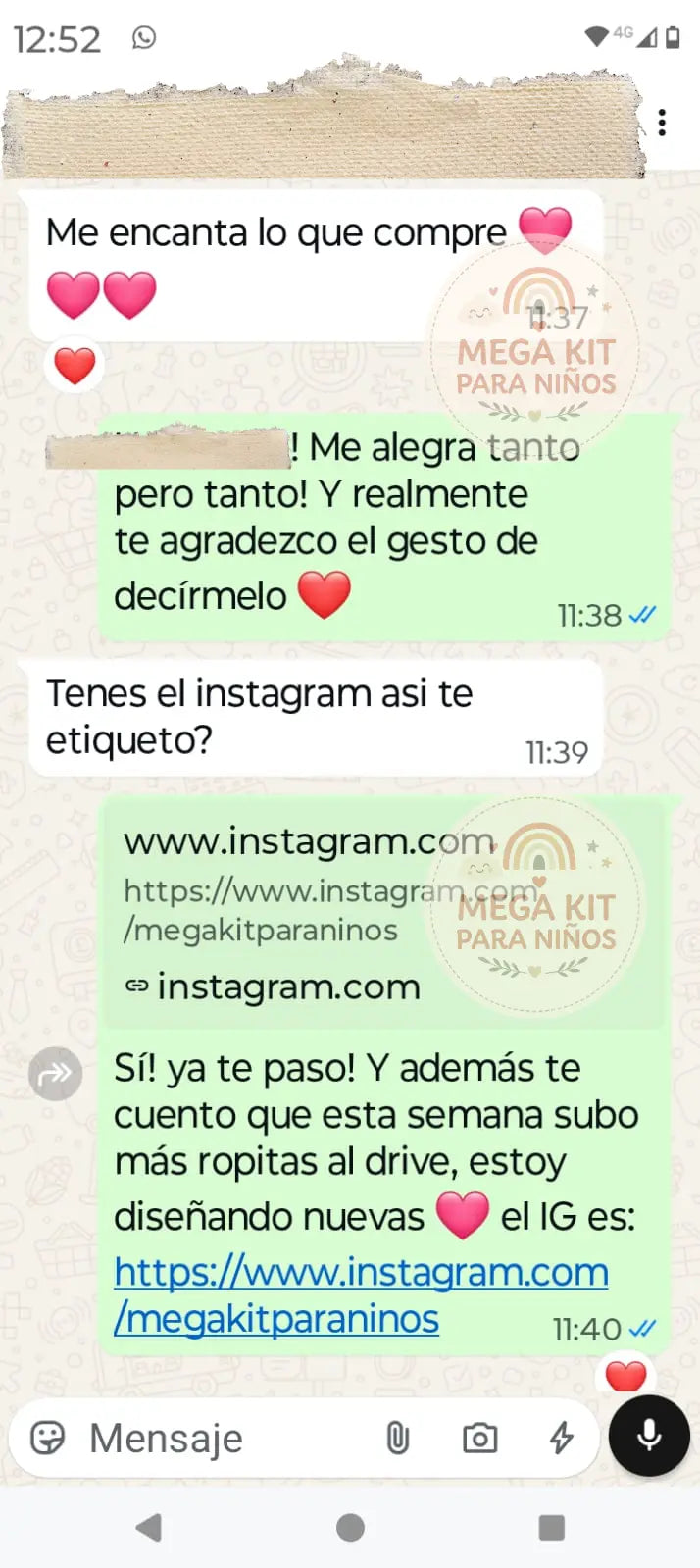 Testimonio real de una clienta de Mega Kit