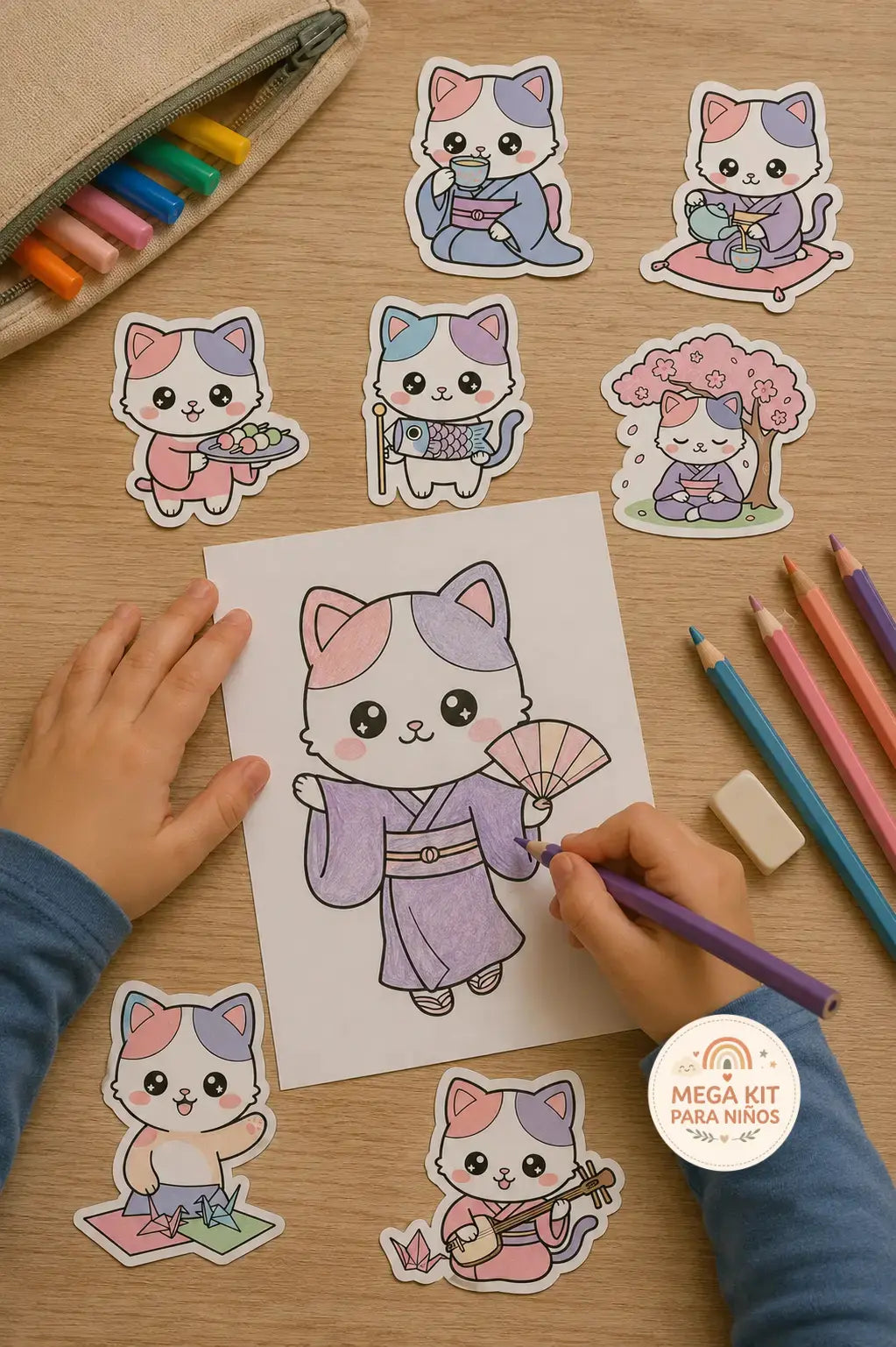 Stickers imprimibles infantiles